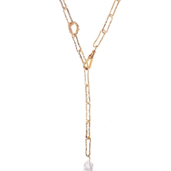 [SOLD]Aligheri pearl and gold necklace - Picture 4 of 7